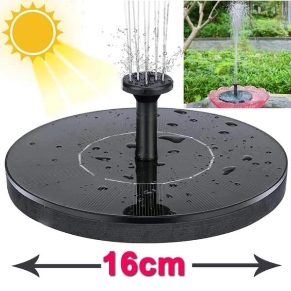 Baštenska fontana sa solarnim napajanjem