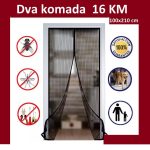 Mreža Za Vrata Sa Magnetima Protiv Insekata 1+1 GRATIS