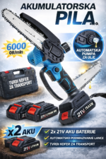 Aku pila sa 2 baterije + 2 lanca(Ful oprema) - Image 2