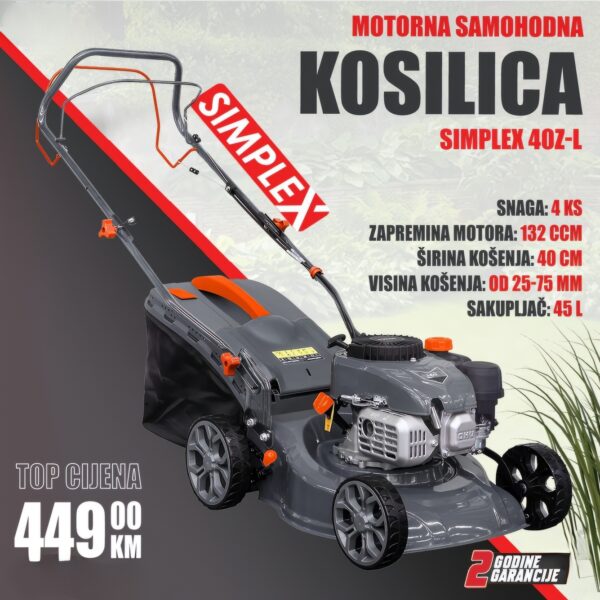Kosilica motorna samohodna Simplex 40Z-L