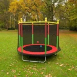 Dječija trampolina sa zaštitnom mrežom – 140 cm - Image 2